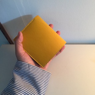 Simple Half Wallet / Yellow